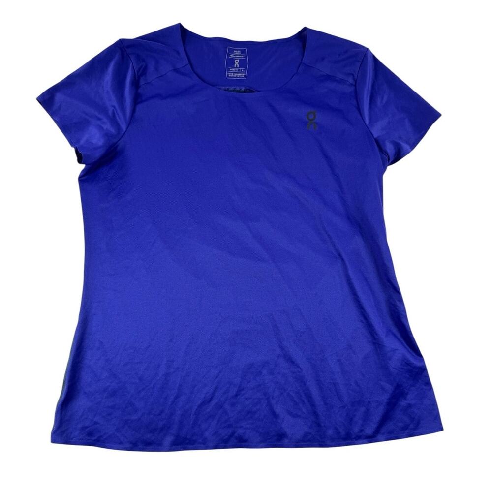 On Cloud Performance T Womens M Purple Short Sleeve Workout Shirt Running Gym